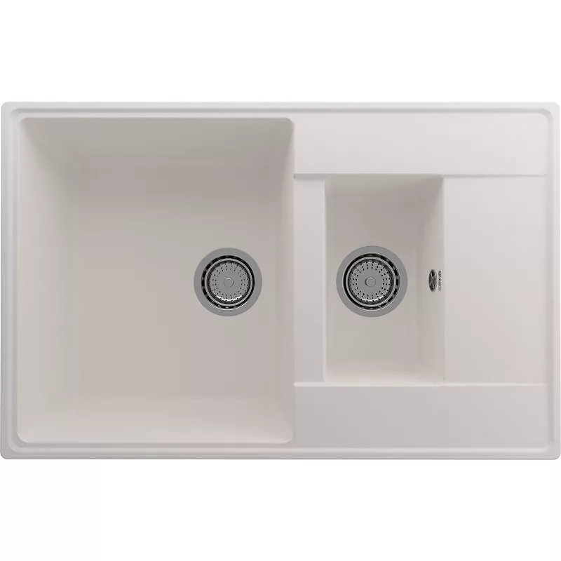 

Мойка кухонная Ulgran Quartz Prima 78 белый