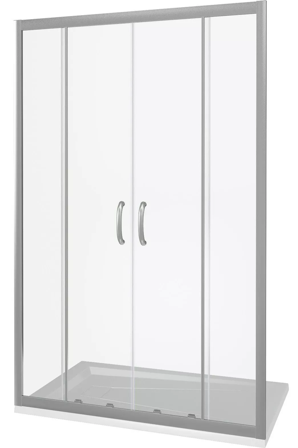 

Душевая дверь в нишу Good Door Infinity 200х185 профиль хром стекло прозрачное