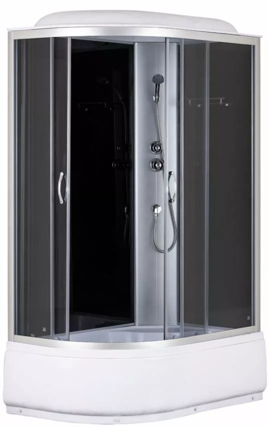 

Душевая кабина Taliente 120х80 R профиль хром стекло тонированное