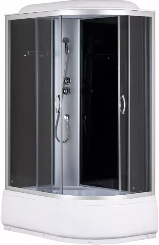 

Душевая кабина Taliente 120х80 L профиль хром стекло тонированное