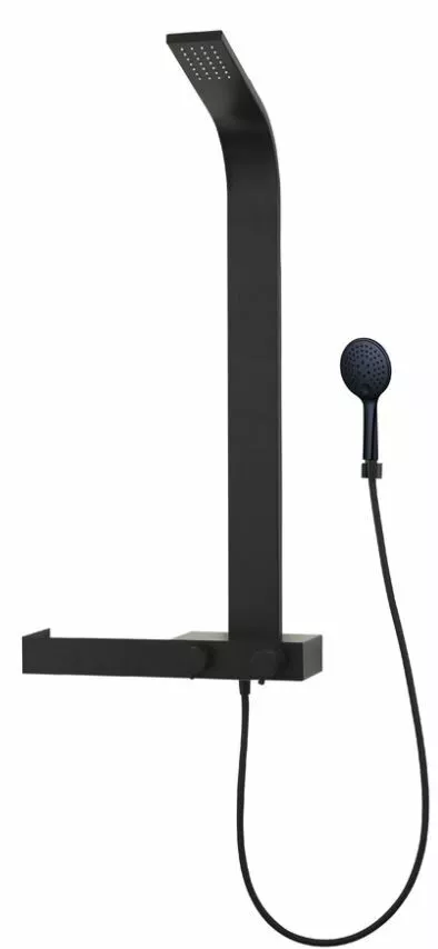 Душевая стойка Taliente черный матовый