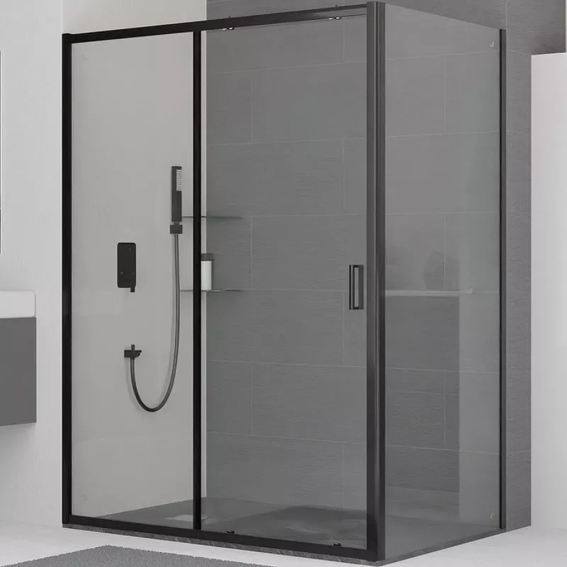 

Душевой уголок RGW Classic CL-48B+90 см (108,5x111,5)x90x185 профиль черный, стекло прозрачное