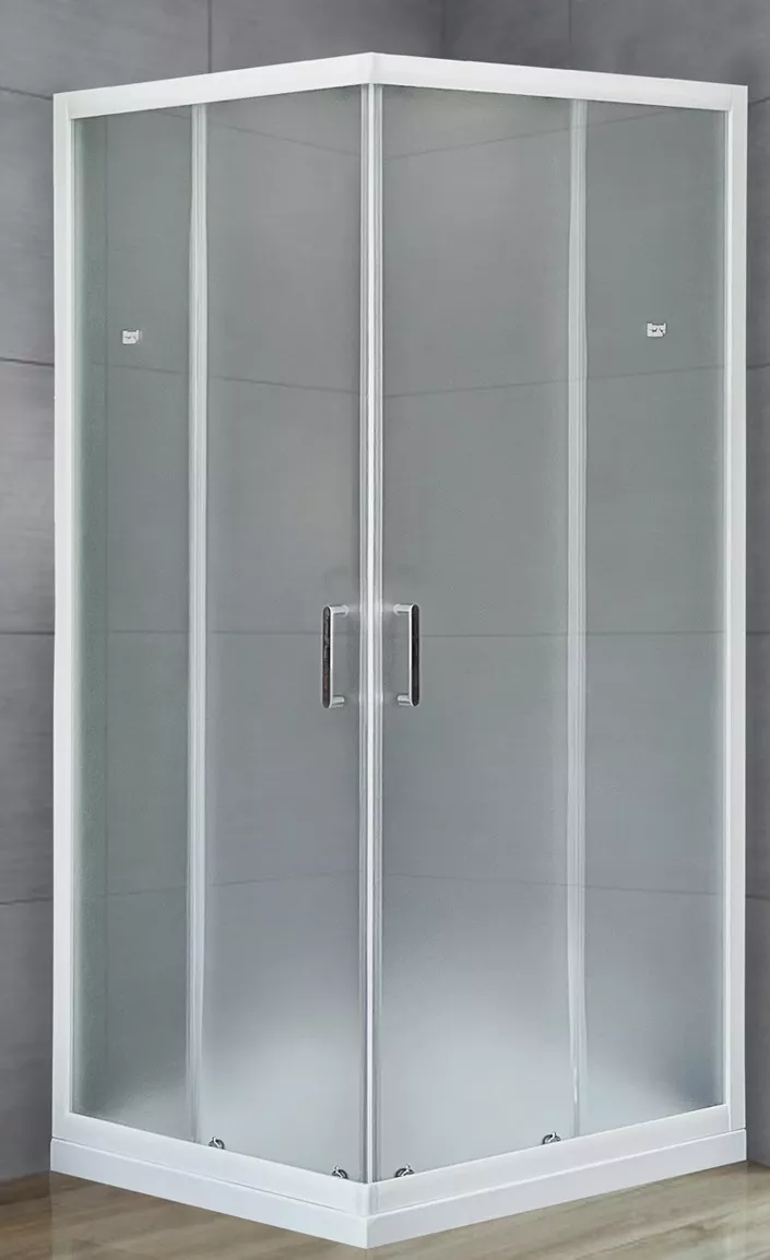 

Душевой уголок Royal Bath HPD 110x90 профиль белый стекло матовое