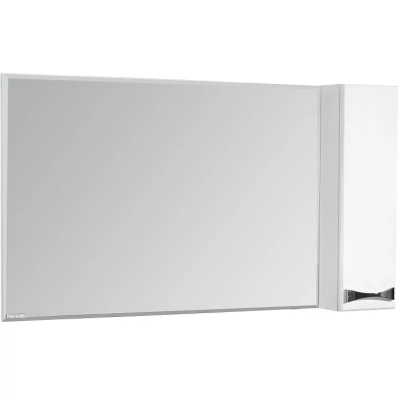   Santehnika Room Зеркало-шкаф Aquaton Диор 120 R с подсветкой и подогревом белый