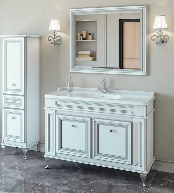 

Комплект мебели Caprigo Fresco 120 белый матовый