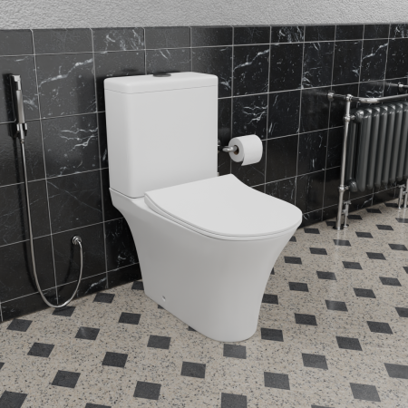 

Унитаз-компакт Ceramalux N белый (1217-1А)