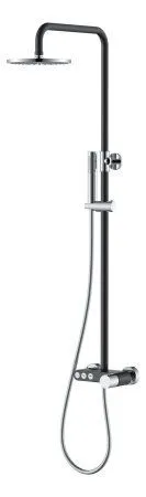 

Душевая стойка Boheme Stick с ручкой Diamond, черный, хром