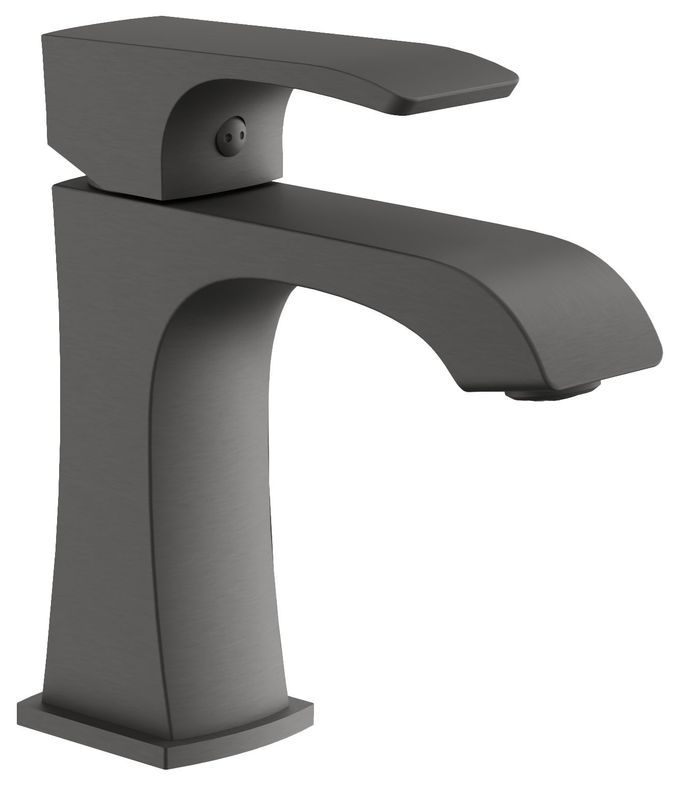 

Смеситель для раковины BELZ B507 B10507-3 оружейная сталь