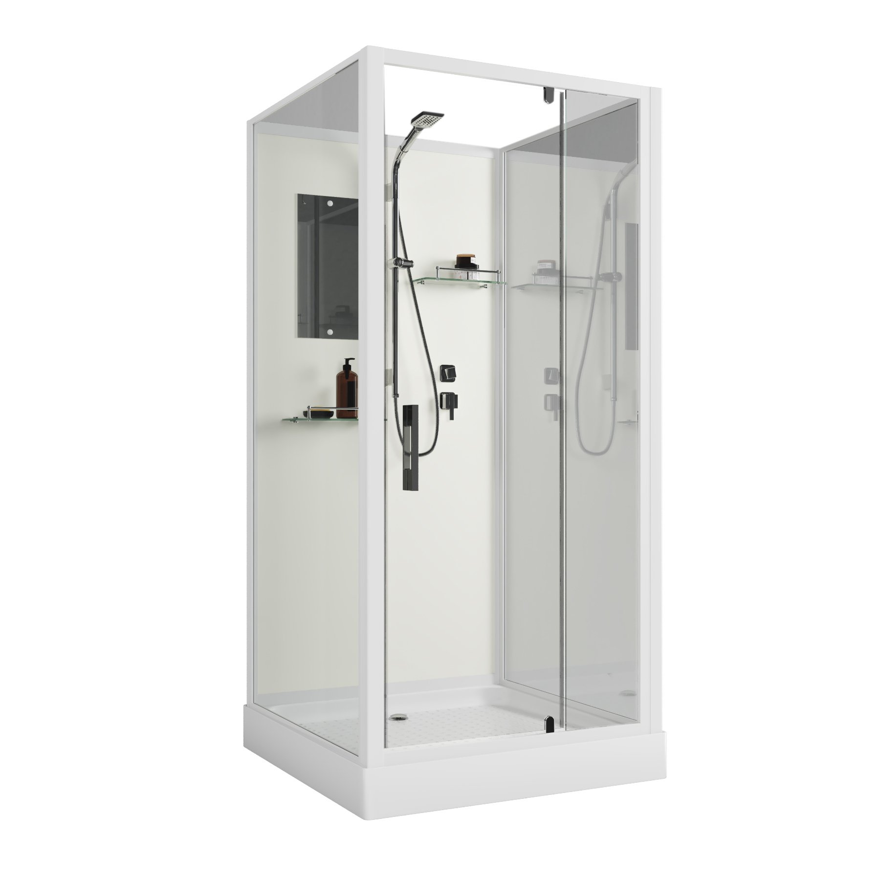 

Душевая кабина Niagara Standart ST100/15Q/BK 100x100, без крыши
