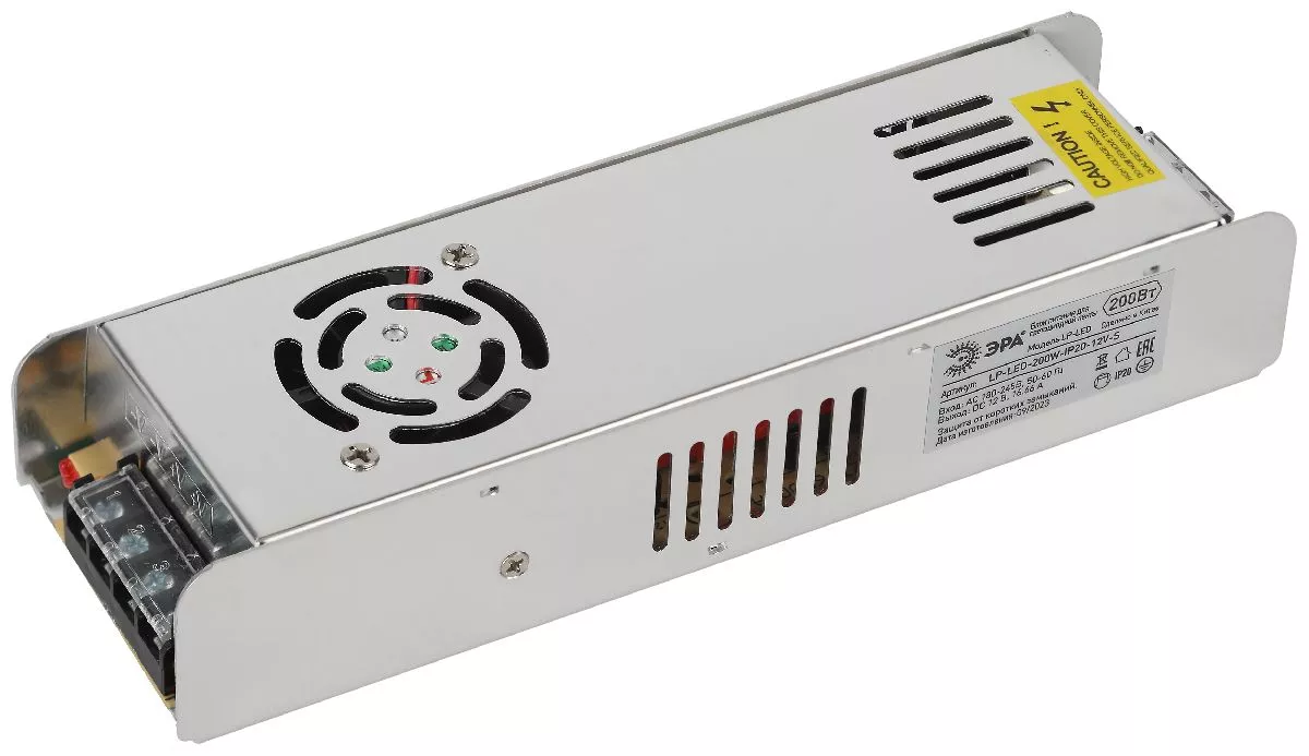 

Блок питания Эра 200Вт DC12В 16.66A IP20 LP-LED-200W-IP20-12V-S Б0061126