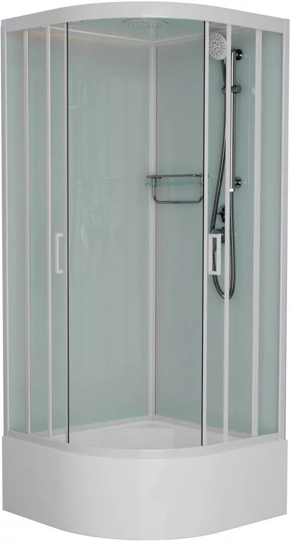 

Душевая кабина Frank F400/2 White высокий поддон