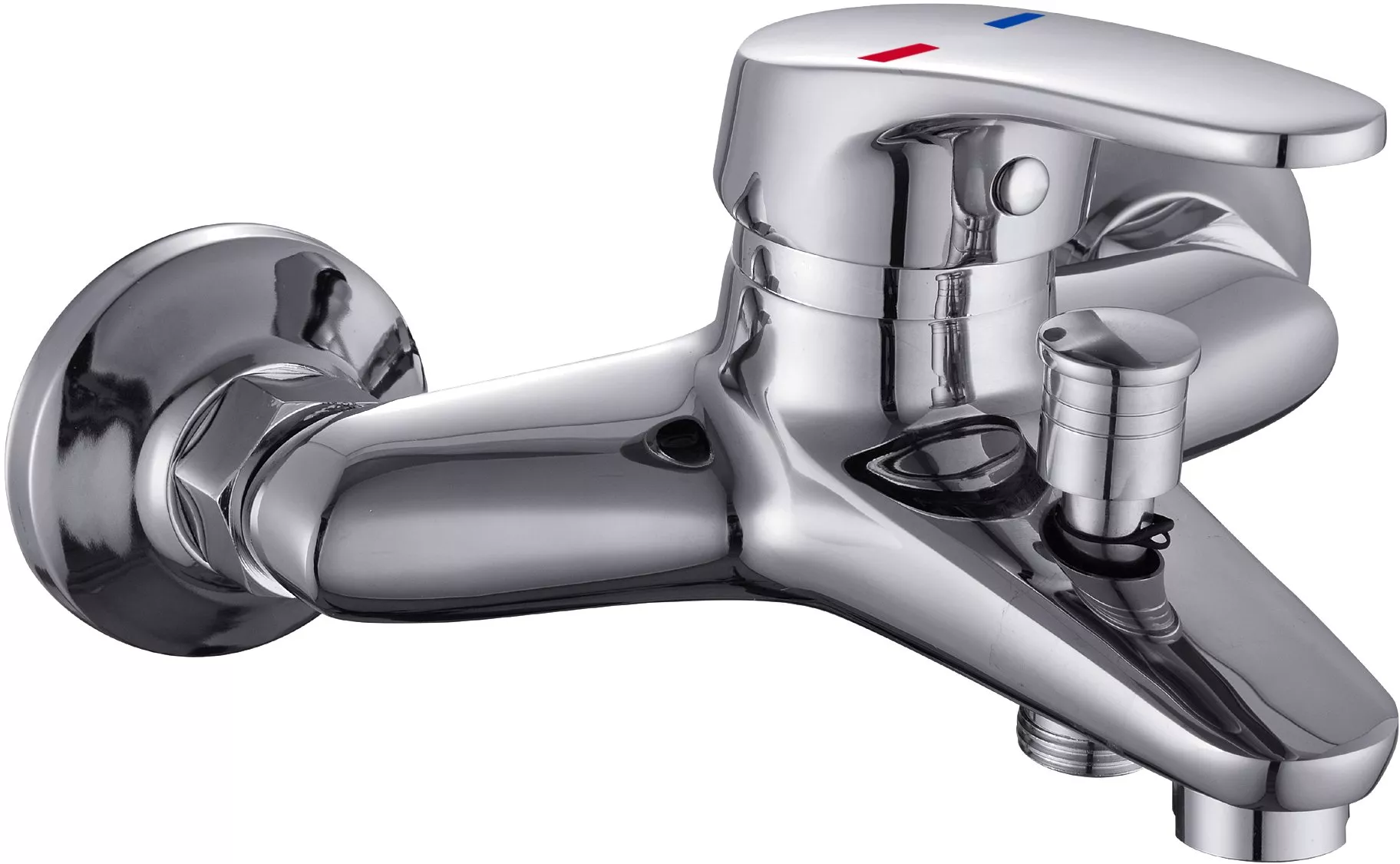 

Смеситель Aquanet Aura SD20081 для ванны с душем, Хром;серый