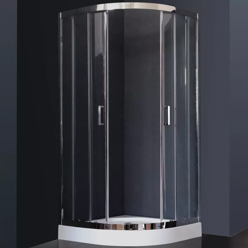 

Душевой уголок Royal Bath HKD 90х90 профиль хром стекло прозрачное