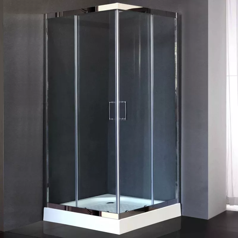 

Душевой уголок Royal Bath HPD 120x120 профиль хром стекло прозрачное