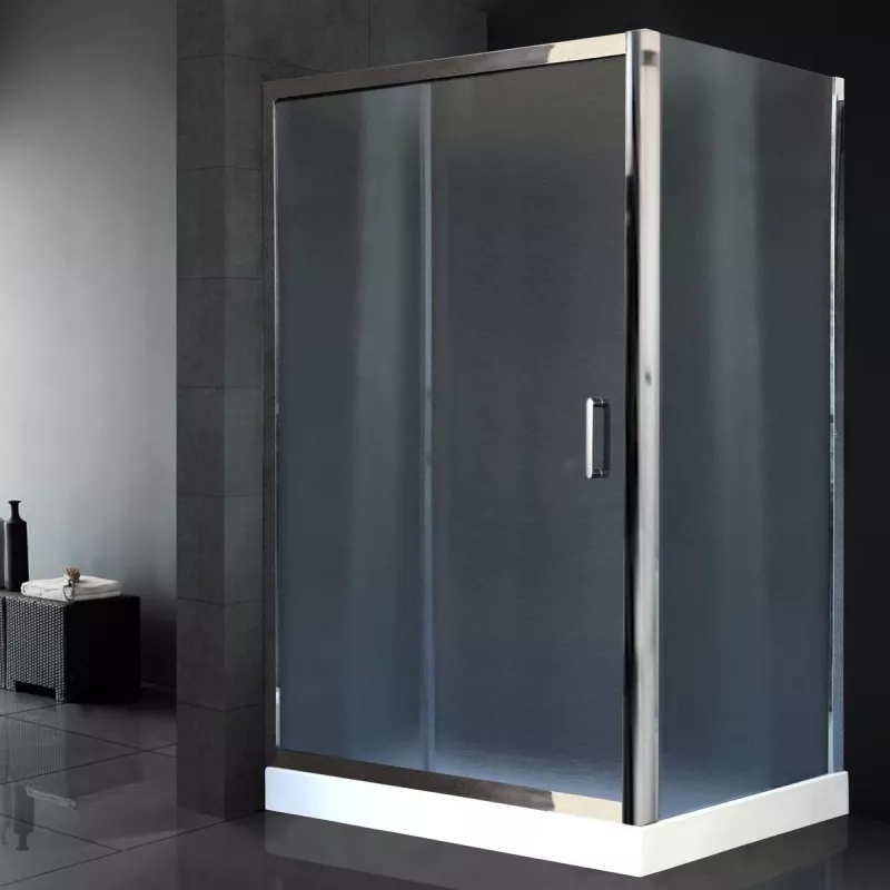 

Душевой уголок Royal Bath HPS 120х90 профиль хром стекло рифленое