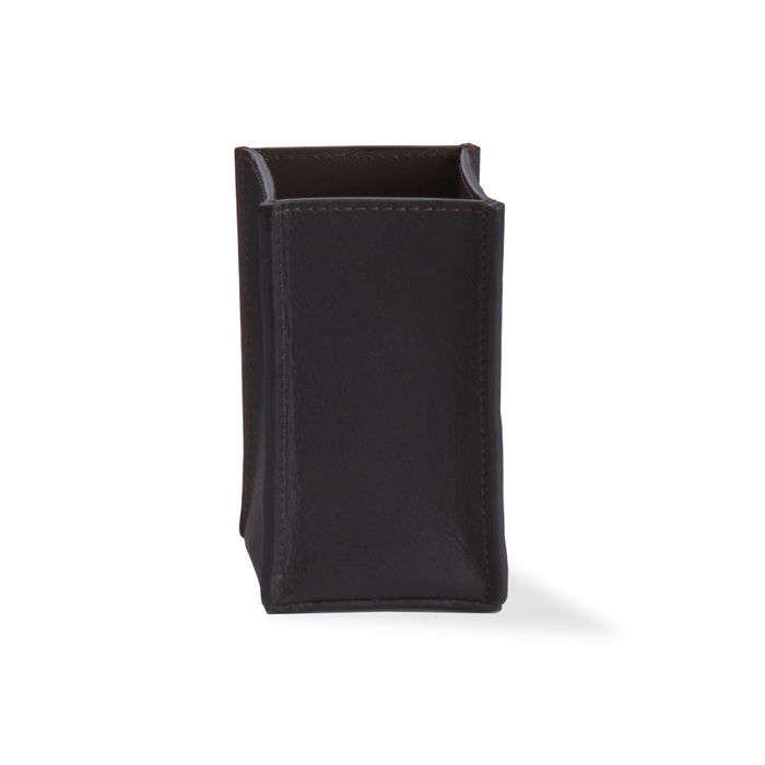 

DECOR WALTHER (NAPPA KOE) Контейнер-стакан из натуральн кожи Nappa 12,5 X 6,5 X 6,5 см, внутрен контейнер акрил, цвет темно-коричневый (BLACK BROWN)