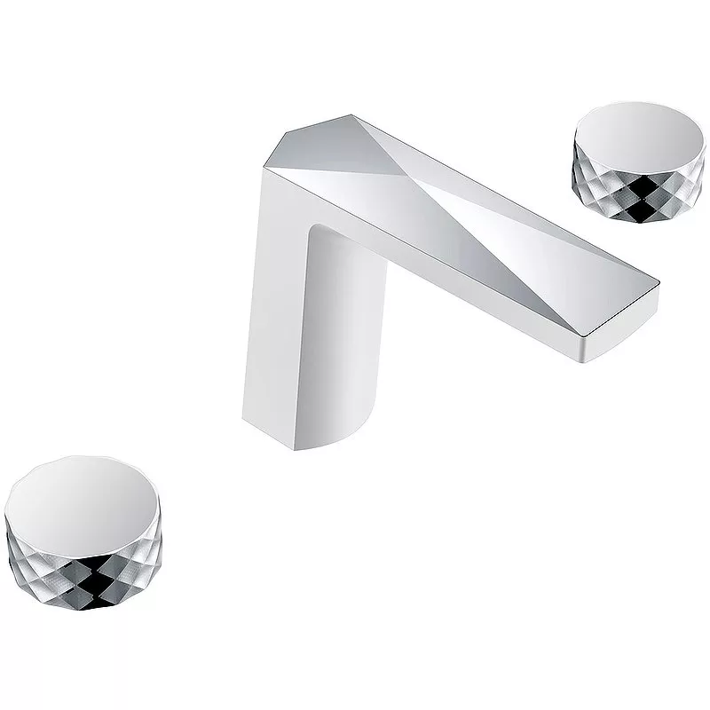 

Смеситель для раковины Boheme Venturo 150-WCR-DIAMOND белый, хром