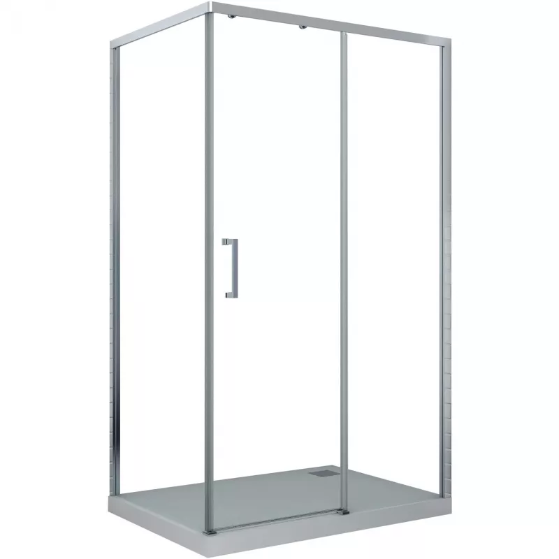 

Душевой уголок Cerutti SPA Vito 110х80 R профиль хром, стекло прозрачное