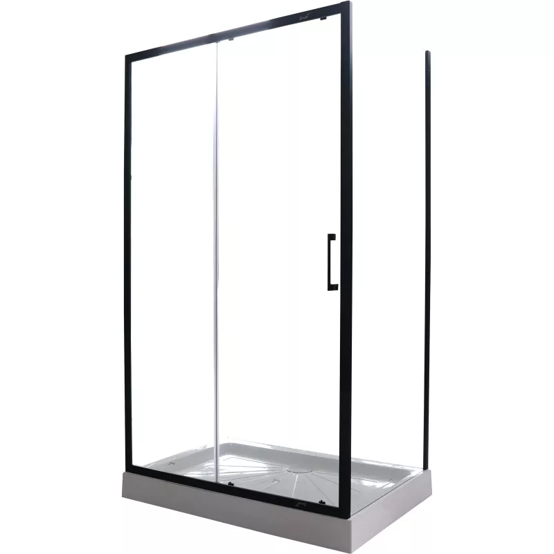 

Душевой уголок Cerutti SPA Gloria 120x80 профиль черный, стекло прозрачное