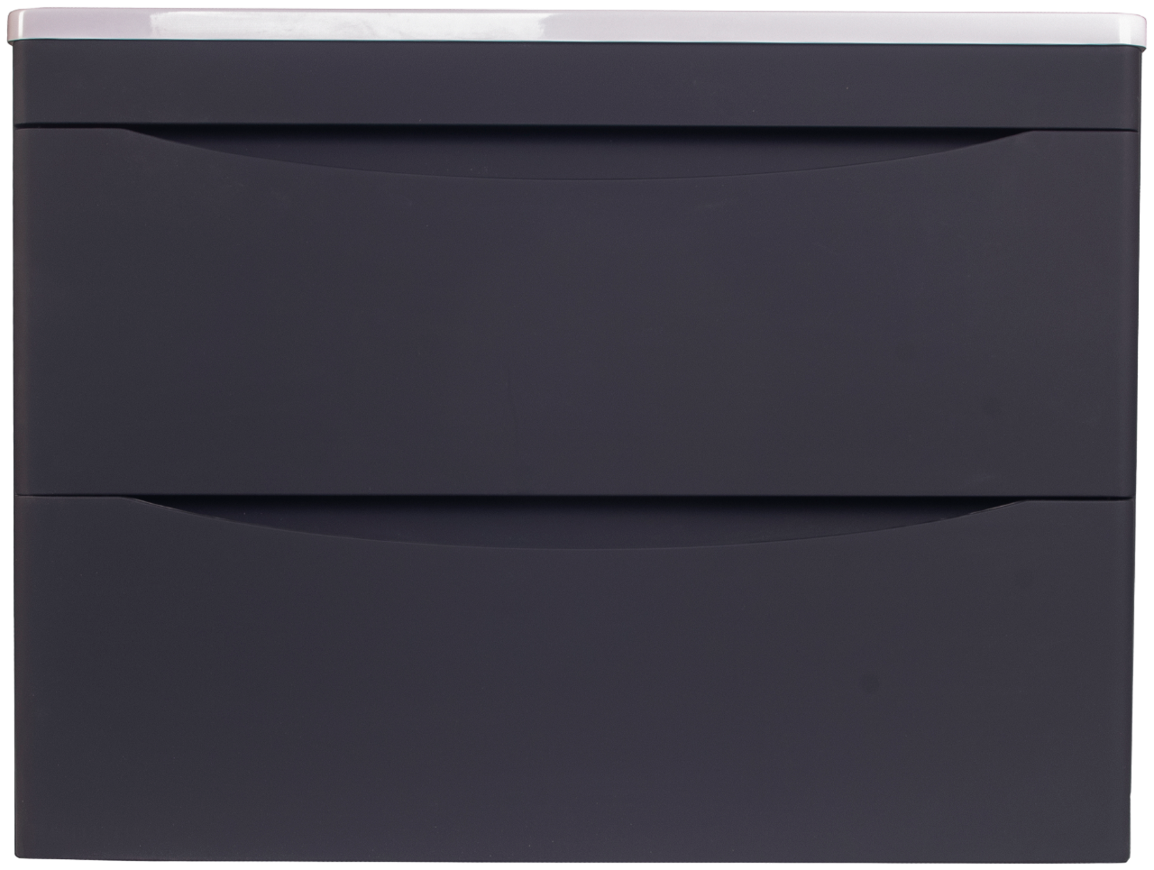 

Тумба с раковиной Style Line Бергамо Мини 70 Люкс Plus подвесная, антискрейтч черная