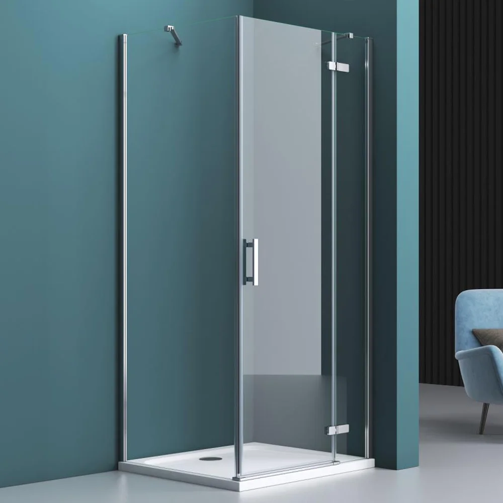 

Душевой уголок BelBagno Kraft 80х80 хром (KRAFT-A-12-80-C-Cr-R)
