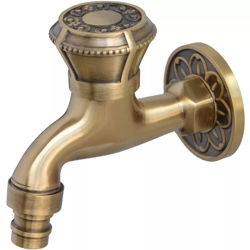 

Кран для одного типа воды Bronze de Luxe бронза с насадкой для шланга