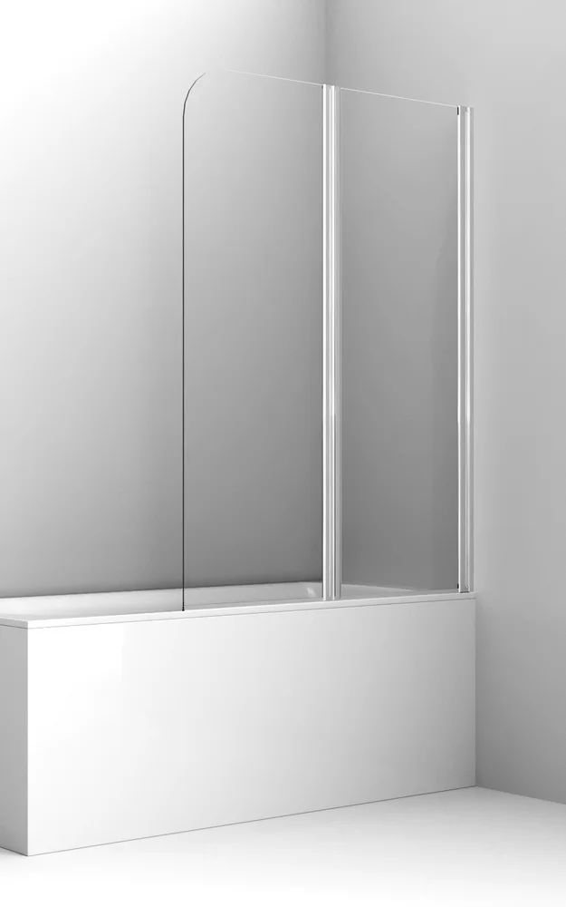 Шторка на ванну Ambassador Bath Screens 90х140 хром стекло прозрачное
