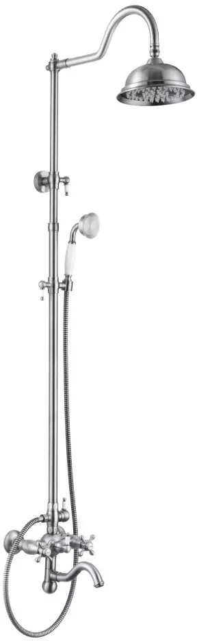 

Душевая стойка Aksy Bagno PRIMAVERA (Pr-2002-2001 chrome), Белый;хром