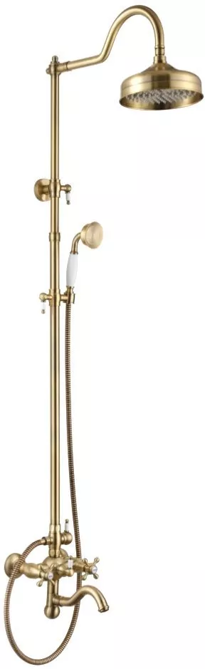 

Душевая стойка Aksy Bagno PRIMAVERA (Pr-2002-2004 bronze), Бронза;белый