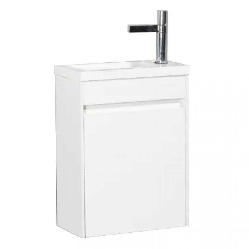 Тумба под раковину BelBagno Pietra Mini 46 R белый PIETRA MINI-460-1A-SO-BL-R - фото 1