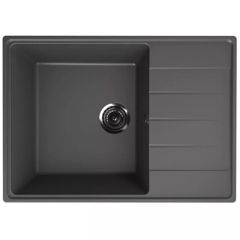 Мойка кухонная Ulgran Quartz Prima 70 серый 12581₽