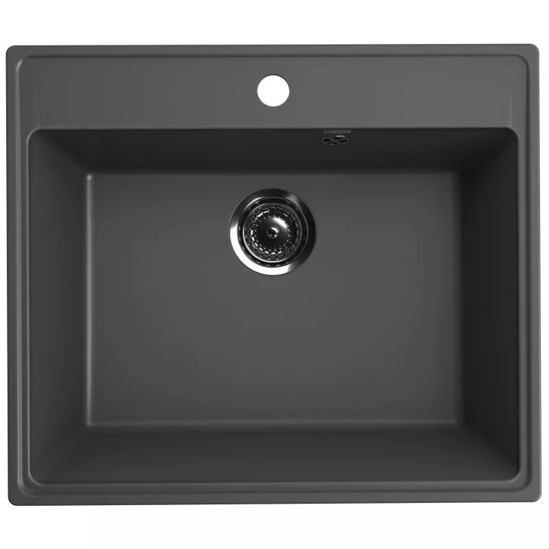 

Мойка кухонная Ulgran Quartz Forte 58 серый