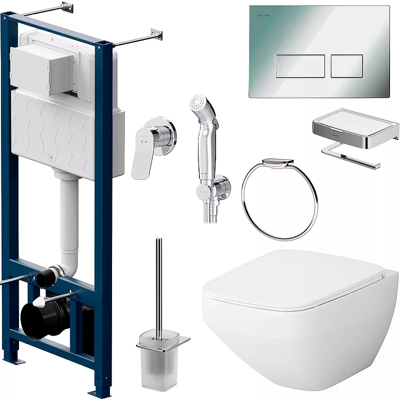 

Комплект для ванной комнаты зона туалета Am.Pm Inspire 2.0 (CK50GD)