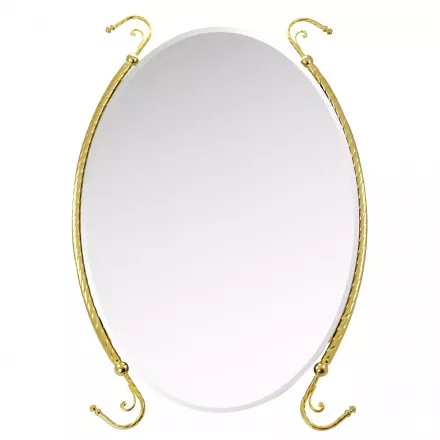 Зеркало в ванную Migliore Edera 65 золотое