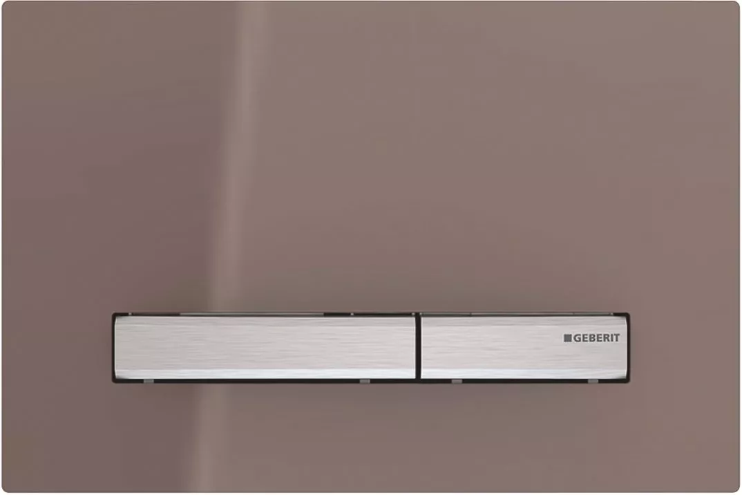 

Кнопка смыва Geberit Sigma 50 115.788.SQ.2 темно-коричневое стекло, Коричневый
