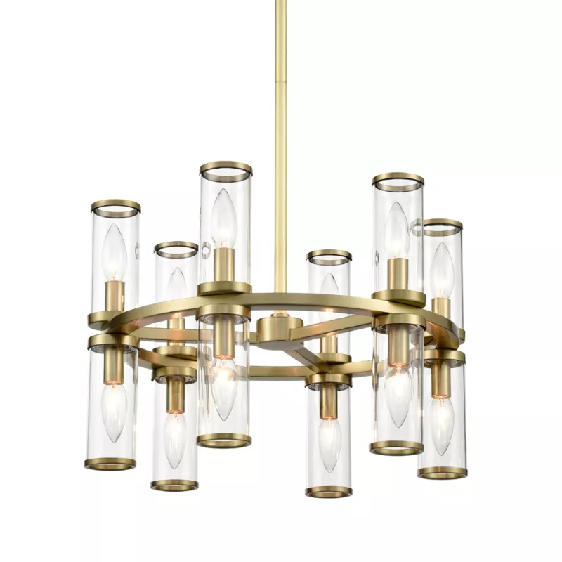 

Люстра на штанге Delight Collection MD2061-12B br.brass