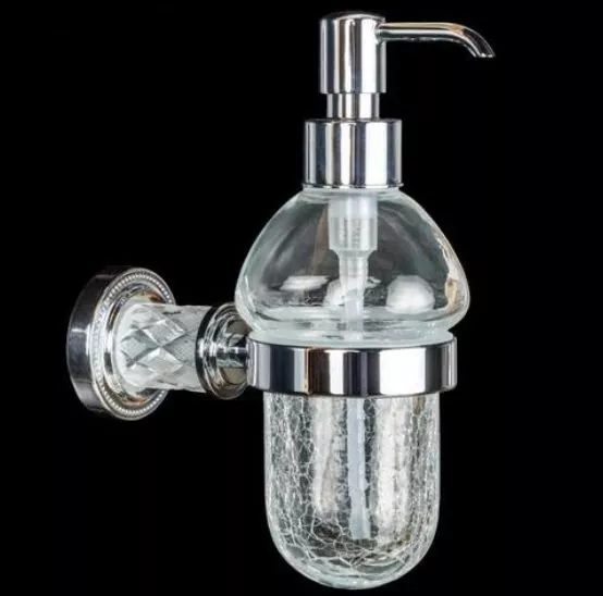 Дозатор для жидкого мыла Boheme Murano crystal (10912-CRST-CH) от Santehnika-room
