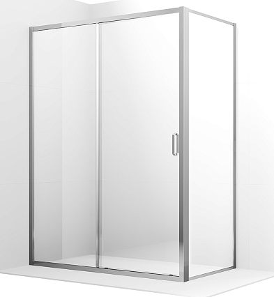 

Душевой уголок Ambassador Forsa 120х70 хром стекло прозрачное