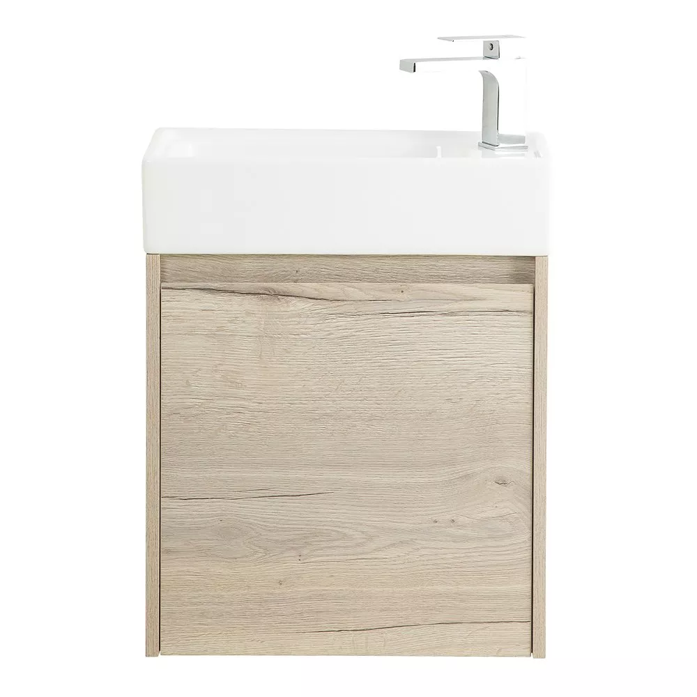 

Тумба под раковину Belbagno Kraft Mini 50 R светлое дерево