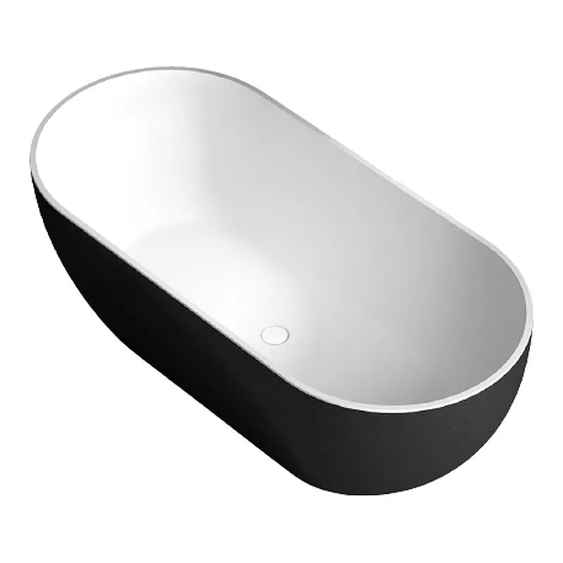 

Акриловая ванна Abber 170х80 AB9241MB черная матовая