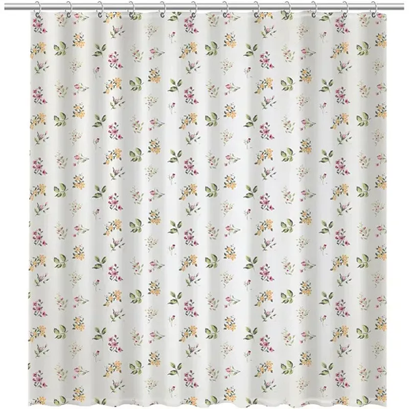 

Шторка для ванны Fixsen Design Flora 180х200 белая с цветами