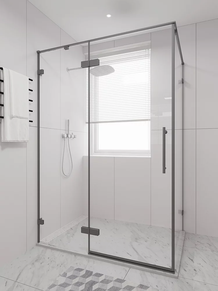 

Душевой уголок Veconi Premium Alassio SP GR 140х80, профиль брашированный графит, стекло прозрачное