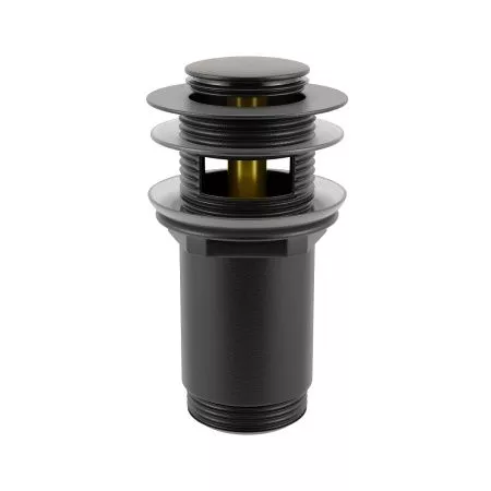 Донный клапан для раковины Wellsee Drainage System черный, матовый (182130000)