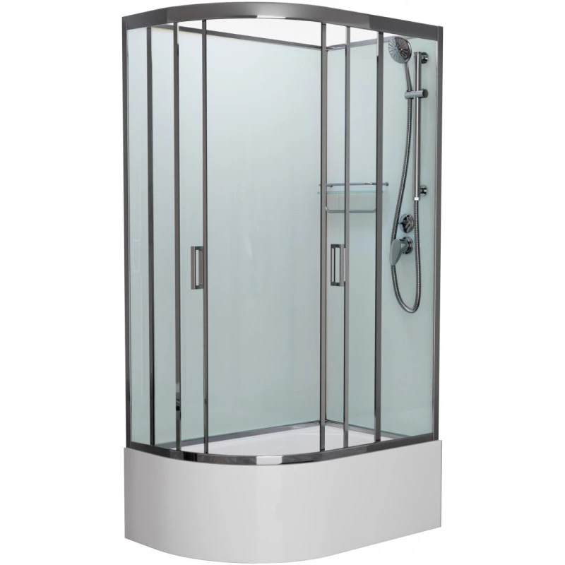 

Душевая кабина Frank Brilliant 120х80 хром стекло прозрачное