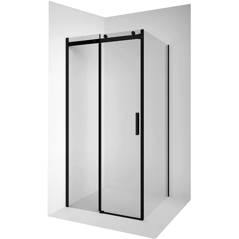 

Душевой уголок Ambassador Benefit 120х120 черный стекло прозрачное