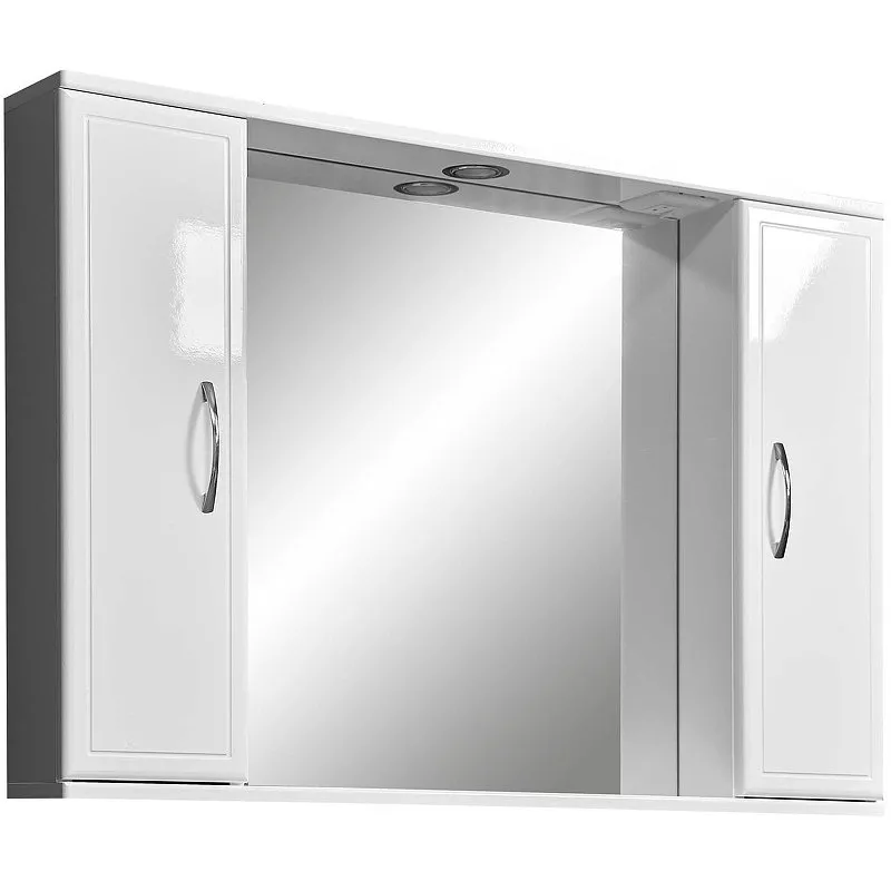 

Зеркало-шкаф Stella Polar Концепт 100 с подсветкой белый