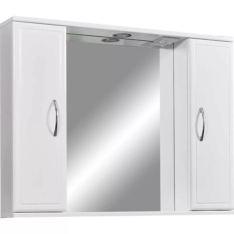 

Зеркало-шкаф Stella Polar Концепт 80 с подсветкой белый