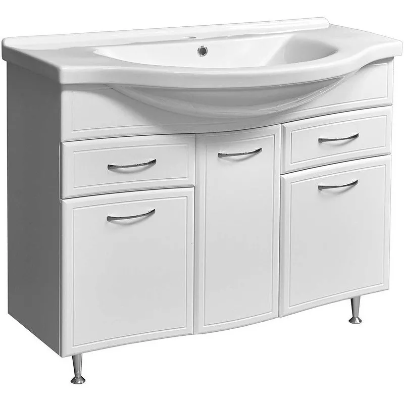 

Тумба под раковину Stella Polar Концепт Эльбрус 100 белый