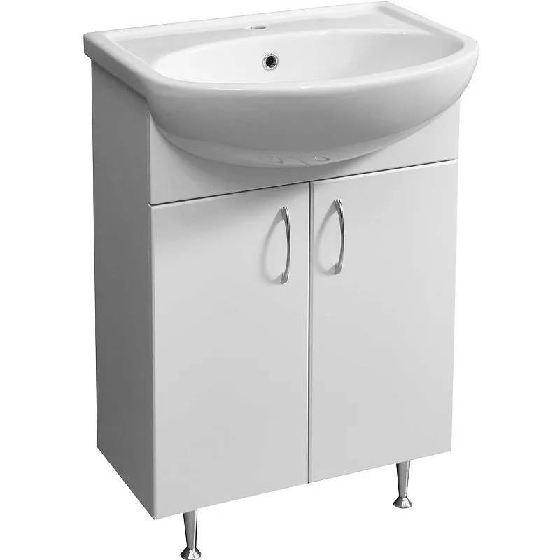 

Тумба под раковину Stella Polar Концепт Эко Уют 55 белый