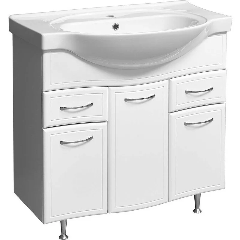 

Тумба под раковину Stella Polar Концепт Эльбрус 90 белый